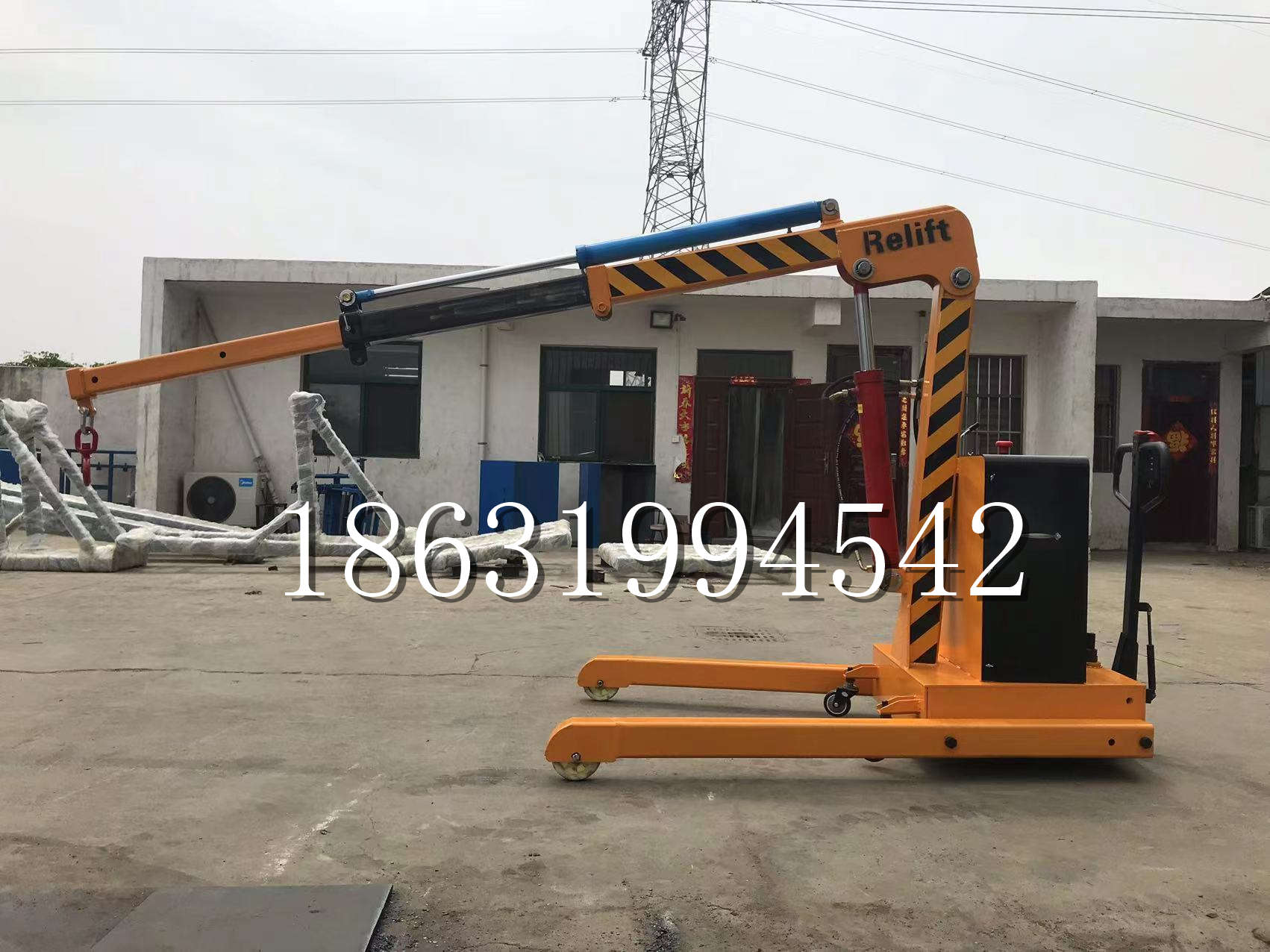 二林镇久征定做3吨三轮随车吊 农用园林绿化移树吊 平板工程用小吊机