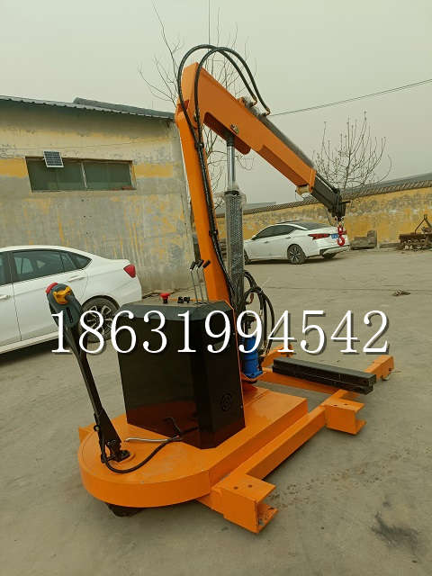 二林镇自卸车厢随车吊 自制轮式四不像起重机 四驱平板吊 5吨 贵盛